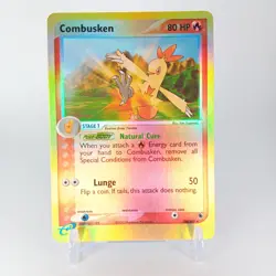 Combusken 28/109 Uncommon Reverse Holo Pokemon Card EX Ruby & Sapphire 2003 FF2 - Image 2