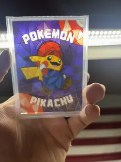 Eif Origins Non Tcg Chinese Set Hit Stained Glass Mario Pikachu - Image 4