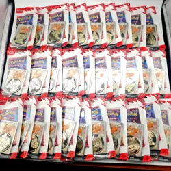 Lot of 30 Pokemon TCG Destined Rivals Checklane Blister Pack Eevee Promo - Image 1