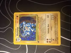 Pokemon TCG Machamp Base Set 8/102 Holo 1st Edition Holo Rare - Image 1