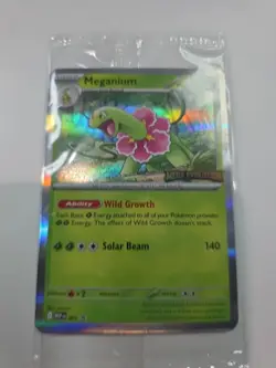 Pokemon TCG - Mega Evolution - STAFF Prerelease Promos - Full Set of 4 - SEALED - Image 3