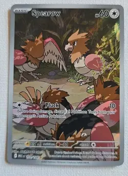 Spearow 151/132 Pokemon Mega Evolution Full Art Fresh Minty - Image 1