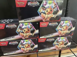 LOT OF 5 - Pokemon Prismatic Evolutions Surprise Box - New Sealed - Image 2