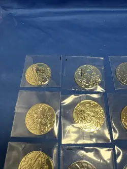 Gold & Silver Pokemon Coin lot Charizard Mewtwo Arceus Lucario Celebrations More - Image 2
