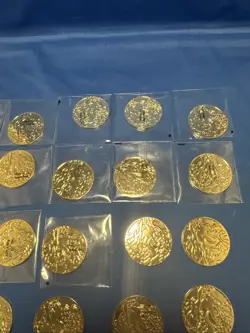 Gold & Silver Pokemon Coin lot Charizard Zacian Celebrations 28 Coins - Image 3