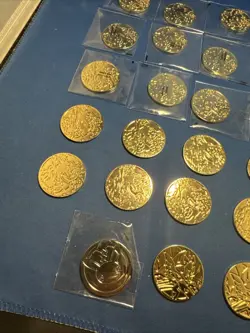 Gold & Silver Pokemon Coin lot Charizard Zacian Celebrations 28 Coins - Image 5
