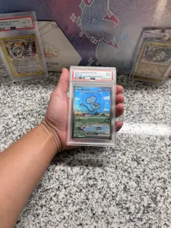 2024 Pokemon SV Paldean Fates PAF EN Mew ex #232/091 PSA 9 - Image 3