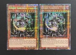 2025 YUGIOH MP25 1ST ED STARLIGHT RARE CHAOS SORCERER X2 NM - Image 1
