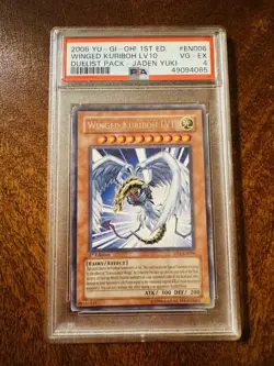 Yu-Gi-Oh! Winged Kuriboh LV10 #DP1-EN006 1st Edition Psa 4 - Image 1
