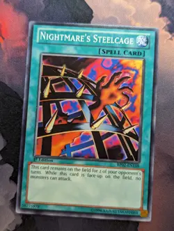 Nightmare's Steelcage - BP02-EN148 - Common 1st Edition Yugioh - Image 1
