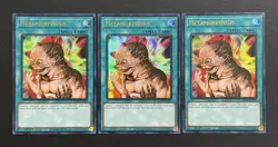 2025 YUGIOH MP25 1ST ED ULTRA RARE METAMORPHOSIS X3 NM SET - Image 1