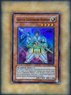 Yugioh Garoth, Lightsworn Warrior TU01-EN002 Super Rare LP - Image 1