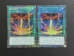 2025 YUGIOH MP25 1ST ED STARLIGHT RARE RAIGEKI ALT ART X2 NM SET - Image 1