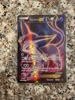 Pokemon TCG Espeon EX Holo Full Art Ultra Rare Card 117/122 XY Breakpoint - Image 1