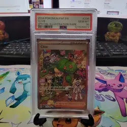 Pokemon 2024 Clive SIR Paldean Fates Card 236/091 PSA 10 Gem Mint - Image 1