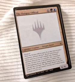 "The Octopus Official" Magic: the Gathering Unknown Event MagicCon card - Image 1