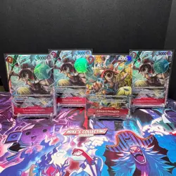 One Piece Edward Newgate ST15-002 SR* Alt Art + 3 SR (4-card set) PRB2 Vol. 2 NM - Image 1