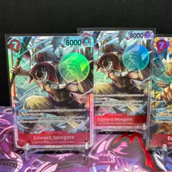 One Piece Edward Newgate ST15-002 SR* Alt Art + 3 SR (4-card set) PRB2 Vol. 2 NM - Image 4