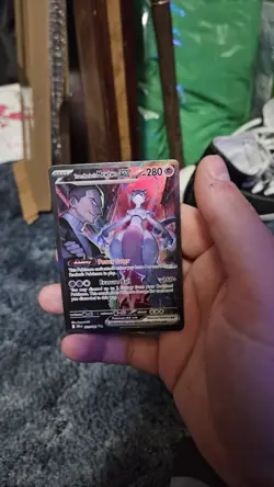 Pokemon TCG Team Rockets Mewtwo EX Sir Destined Rivals Card 231/182-NM - Image 1
