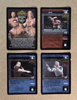 WWE Raw Deal CCG Evolution Superstar 4 Card Set - Image 1