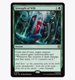 Strength of Will - Marvel's Spider-Man (SPM) - MTG Rare #118 | Regular Card - Image 1