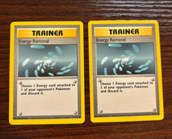 "Energy Removal" - Pokemon Trading Card Game Base Set (2 Cards) (92/102) Trainer - Image 1