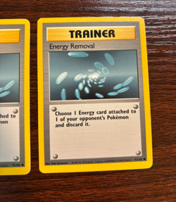 "Energy Removal" - Pokemon Trading Card Game Base Set (2 Cards) (92/102) Trainer - Image 3