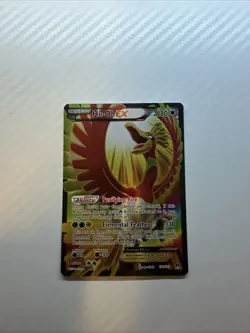 Pokemon TCG Ho-Oh EX Full Art Holo Card 121/122 Ultra XY Breakpoint 2016 - Image 1