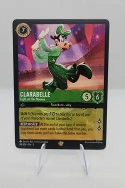 Clarabelle Light On Her Hooves 84/204 Lorcana Shimmering Skies Regular Card - Image 1
