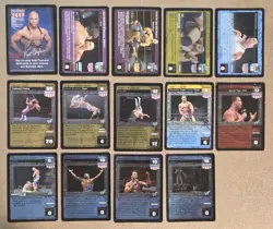 WWE Raw Deal CCG Kurt Angle Superstar 14 Card Set - Image 1