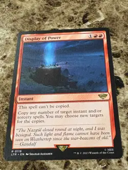 DISPLAY OF POWER Magic MTG Lord of the Rings LOTR - Image 1