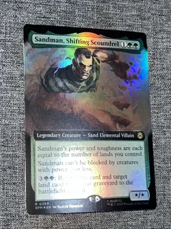 Sandman, Shifting Scoundrel - Foil - Extended Art - SPM - MTG - EN - NM/M - 0266 - Image 1