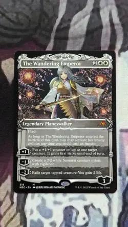 MTG The Wandering Emperor 316 NEO Showcase NM/M !EPIC! Anime 💀DeathCoronaNerd💀 - Image 3