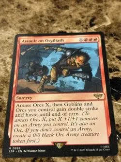 ASSAULT ON OSGILIATH Magic MTG Lord of the Rings LOTR - Image 1