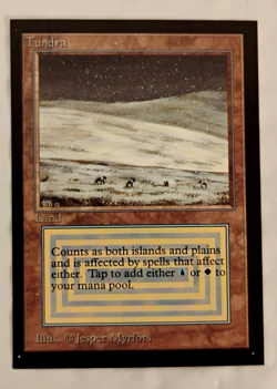 Tundra Collector's Edition 1993 MTG Magic The Gathering Near Mint NM - Image 1