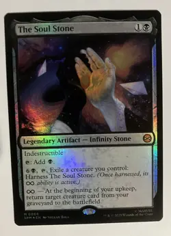 MTG Magic The Gathering The Soul Stone Marvel's Spider-Man Foil NM - Image 1