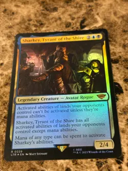 SHARKEY, TYRANT OF THE SHIRE Magic MTG Lord of the Rings LOTR Foil - Image 1