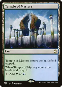 Temple of Mystery #434 Streets of New Capenna MTG MAGIC LAND R O253 - Image 1