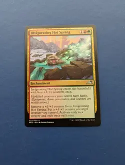 MTG Invigorating Hot Spring: Kamigawa Neon Dynasty Commander #223 - NM - Image 1