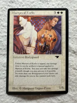 MTG - Martyrs of Korlis - Antiquities - LP - Free Shipping! - Image 1