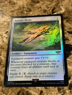 BARROW-BLADE Magic MTG Lord of the Rings LOTR Foil - Image 1