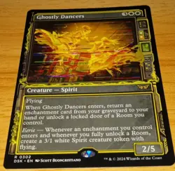 x1 Ghostly Dancers - Showcase R MTG Duskmourn: House of Horror M/NM, English - Image 1