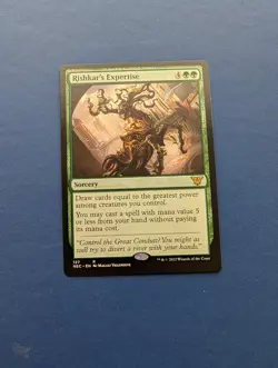 MTG Rishkar's Expertise: Kamigawa Neon Dynasty Commander #127 - NM-MT - Image 1