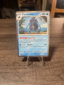 Pokemon Carracosta 023/086 SV: Black Bolt Holo Rare NM - Image 1