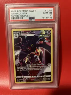 2022 POKEMON SILVER TEMPEST #TG06/TG30 MALAMAR FULL ART TRAINER GALLERY PSA 10 - Image 1