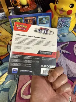 Pokemon TCG Stellar Crown Booster Bundle 6 Pack Factory Sealed - Image 3