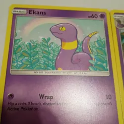 pokemon lot of 4 cards Ekans Arbok Koffing Wheezing Hidden Fates Art - Image 2