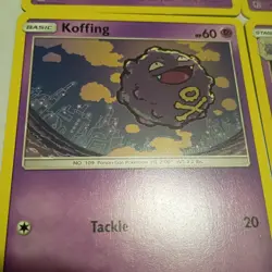 pokemon lot of 4 cards Ekans Arbok Koffing Wheezing Hidden Fates Art - Image 4