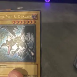 LP Yugioh Red-Eyes Black Dragon SDJ-001 1st Edition Holo Rare Yu-Gi-Oh! - Image 2