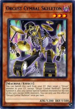Yugioh! HP Orcust Cymbal Skeleton - SOFU-EN015 - Rare - Unlimited Edition Heavil - Image 1